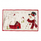 Блюдо, L37,5 W22,5 H4 см