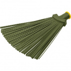 пластиковая метла 380 х 240 мм коническое резьбовое соединение, плоская, веерная (39220)