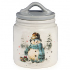 БАНКА AGNESS "С НОВЫМ ГОДОМ!" 10*14 СМ 500 МЛ (КОР=24ШТ.)