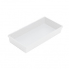 Лоток для хранения широкий 320х160х50 (белый)