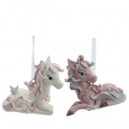 Фигурка декоративная подвесная "Лошадка",  L7 W2,5 H6 см, 2в.