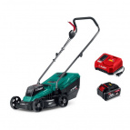 ЗУБР газонокосилка аккумуляторная бесщеточная 20 В, 350 мм, 1 АКБ LMS (4 Ач) (ГКЛ-2035-41)