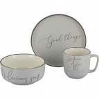 83-300 Набор посуды 3пр. Linea di PORCELLANA