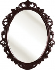 Зеркало в рамке "Ажур" 585х470мм (темно-коричневый)