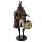 Фигурка декоративная "Лошадь" с часами D4см, (LR44x1 н/п), L12 W7,5 H24,5 см