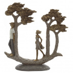 Фигурка декоративная "Влюбленная пара", L23 W6,5 H24,5 см