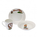 (ЕВРО) Набор посуды 3 пр. /Новый  "Жираф"