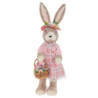 Фигурка декоративная "Заяц", L15 W15 H46 см