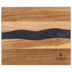 ДОСКА РАЗДЕЛОЧНАЯ, 30*25*1,8 СМ, АКАЦИЯ СО ВСТАВКОЙ ИЗ ЭПОКСИД. СМОЛЫ