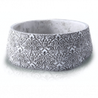 46.014.24 Кашпо/миска Etno d24; h10 см серый (ш/к 7850)