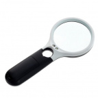 Лупа (с 5-кратным увеличением, подсветка, 2xАА не прилаг.) , L8 W3 H19,5 см
