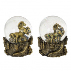 Фигурка декор в стекл шаре "Лошадь", L7 W7,5 H8,5 см, 2в.