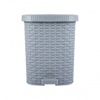 Контейнер педальный для мусора Артлайн (без вкладыша) 12л (серый)