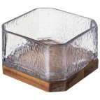 КОНФЕТНИЦА "AQUA" НА ПОДСТАВКЕ ДИАМЕТР 13 СМ ВЫСОТА 8 СМ