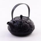 60438 Заварочный чайник 650 мл керамика, черный