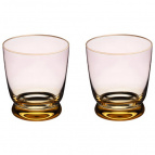 НАБОР СТАКАНОВ "TWIST & SHINE" PINK, 2 ШТ/360 МЛ