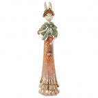 Фигурка декоративная "Зайка", L9 W9 H35 см