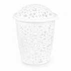 Корзина "Непоседа" 45л (с крышкой)(белый)