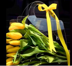 Переноска для цветов из прозрачного пластика 1, 10 шт. в упак. 30x12x25 см (ш/к 5948) *