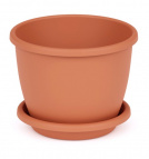 Горшок цв, "Афина" 0,5л (коричневый)
