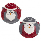 Салатник "Сова", L12 W13 H4 см, 2в.