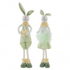 Игрушка набивная "Заяц/Зайка", L13 W9 H53 см, 2в.