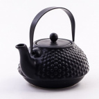 60421 Заварочный чайник 650 мл керамика, черный