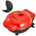 Вафельница "ВЕНСКАЯ" ВАСИЛИСА ВА-5402: красный, 500Вт , антипригар. покрытие Ø 12см (20)