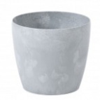 204 Кашпо MAGNOLIA ECO recycled beton d21; h18,5 см;4,98 л серый бетон Без поддона (szary beton) (поддон арт 070456)