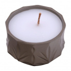 Свеча декоративная с подсвечником "Росток". Размер 9,5х9,5х6,5 см