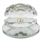 Фигурка декоративная "Жемчужина в раковине", L6 W6 H4,5 см