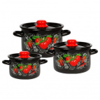 Набор эмал цил 3пр Помидорки