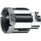 ЗУБР АВК вакуумная алмазная коронка, d 45 мм, (М14, 15 мм кромка) (29865-45)