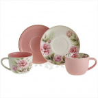 Ф2-043P/4  Чайный набор 8 предметов "Blossom Pink"  (10)