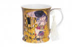 Кружка 400 мл. 12,5*9*10 см. "Поцелуй" NEW BONE CHINA