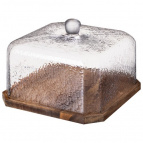 БЛЮДО СЕРВИРОВОЧНОЕ "AQUA" С КРЫШКОЙ ДИАМЕТР 24,5 СМ ВЫСОТА 17 СМ