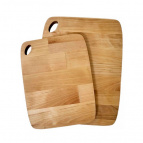 Комплект 2 доски разделочные береза 22,2х17см и 27,5х21см