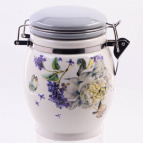 60211 Банка для сыпучих 750мл Букет фантазий доломит  LR (х36)