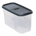 Контейнер для сыпучих продуктов 1,2л (серый)