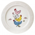 Тарелка, L26 W26 H1,5 см