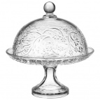 БЛЮДО СЕРВИРОВОЧНОЕ НА НОЖКЕ С КРЫШКОЙ "BLOSSOM" 19,5*21,5 СМ