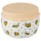 Банка с силиконовой крышкой "пчелы" 500мл (кор=24шт.)