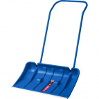 ЗУБР СКАНДИНАВИЯ снеговой движок 800 мм, пластиковый ковш, с алюминиевой планкой, с колесиками (39937)