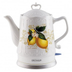 Чайник DELTA LUX DE-1010 корпус из фарфора: "Лимоны" 1500Вт, 1,5л (6)