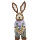Фигурка декоративная "Заяц", L14 W17 H33 см