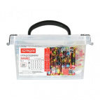 VEGAS  24V Электрогирлянда "Занавес" 96 разноцветных LED ламп, 6 нитей, в боксе,прозр провод, 1*2 м, с блоком питания, удлиняемая 