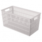 КОРЗИНКА УНИВЕРСАЛЬНАЯ Simplify 274х140х138 ММ, 4,5 Л (Светло-бежевый)