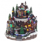 Фигурка декоративная "Рождество" (4 мелодии, подсветка, движение, 3xAA, не прилаг., USB), L29 W27 H3