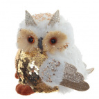 Изделие декоративное "Сова", L14 W12 H14 см